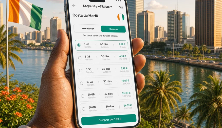 eSIM para Costa de Marfil: internet móvil