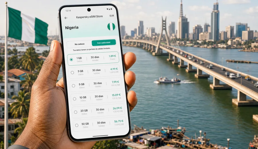 eSIM para Nigeria: conexión móvil e internet