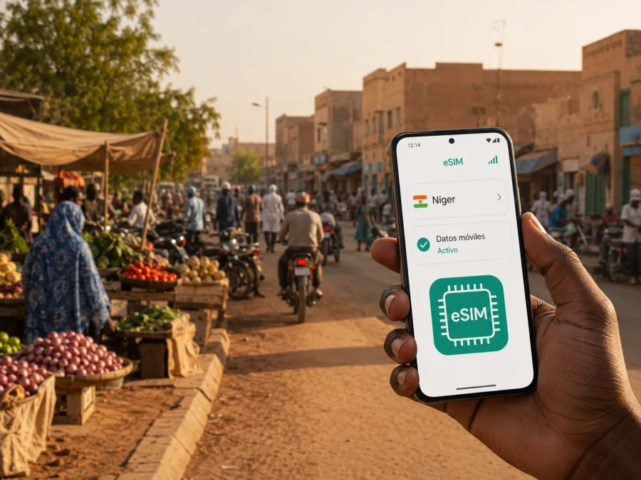 eSIM en Maradi: internet móvil para viajar por Níger