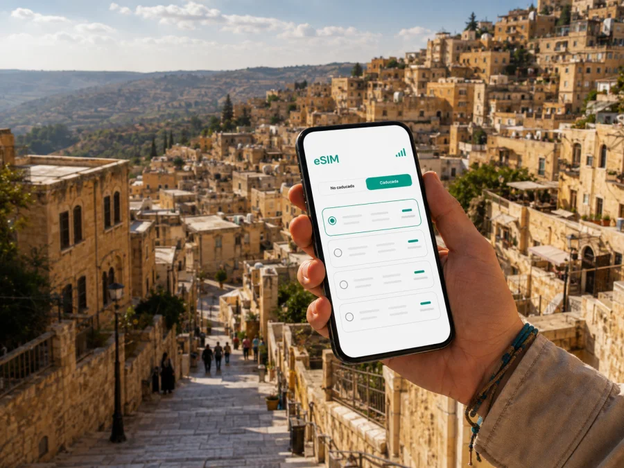 eSIM en Salt: internet móvil para viajar por Jordania