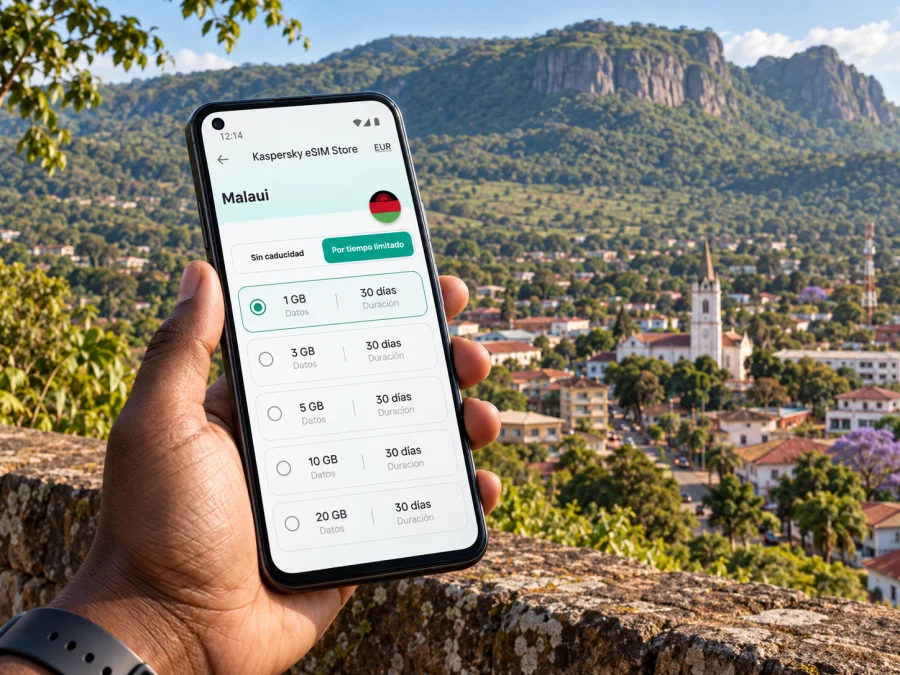 eSIM en Zomba: internet móvil para viajar por Malaui