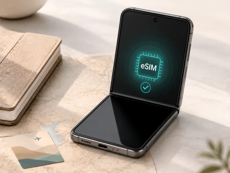 Samsung Galaxy Z Flip 5G y eSIM: compatibilidad