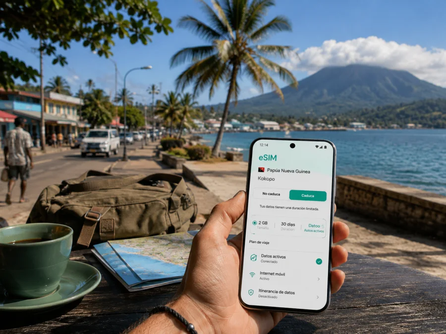 eSIM en Kokopo, Papúa Nueva Guinea | Kaspersky