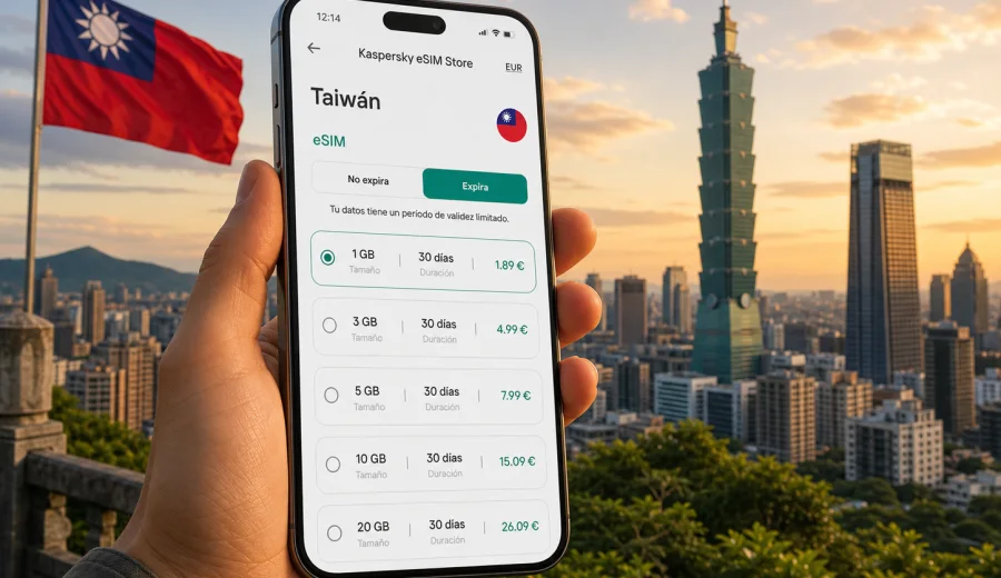 eSIM en Taiwán: internet móvil para viajar