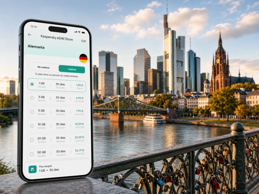 eSIM en Frankfurt: internet móvil para viajar