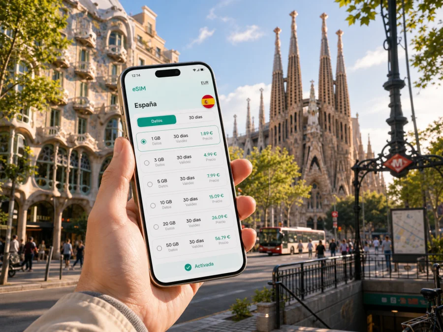 eSIM en Barcelona: conexión móvil e internet