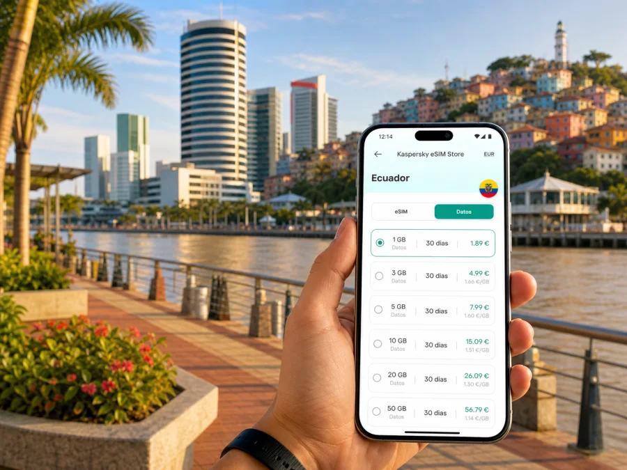 eSIM en Guayaquil: internet móvil de viaje