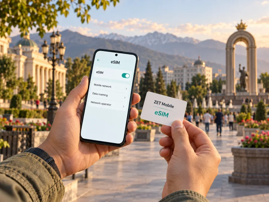 ZET Mobile eSIM en Tayikistán: qué comprobar