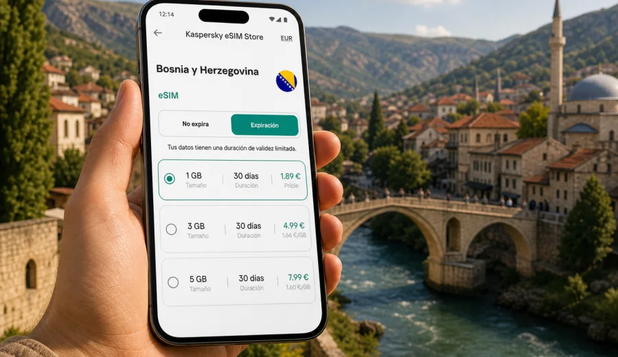 eSIM en Bosnia y Herzegovina: internet móvil