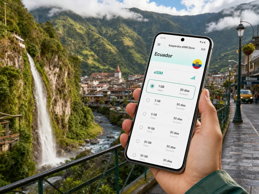 eSIM en Baños: internet móvil para viajar