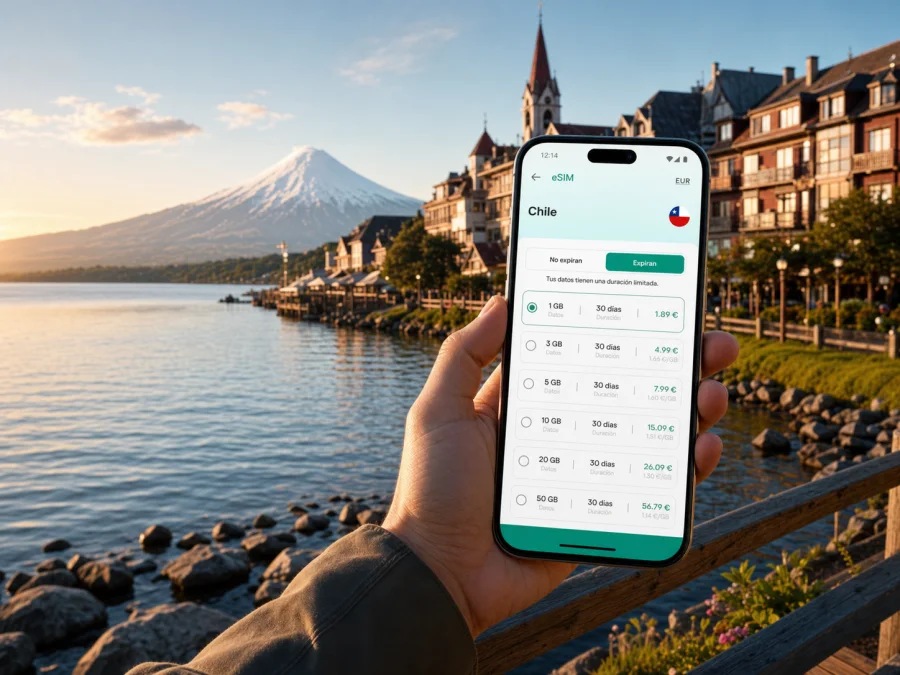 eSIM en Puerto Varas: internet móvil