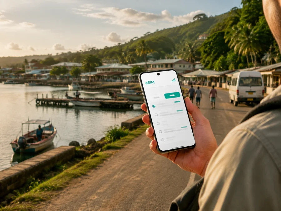eSIM para Wewak: internet móvil en Papúa Nueva Guinea