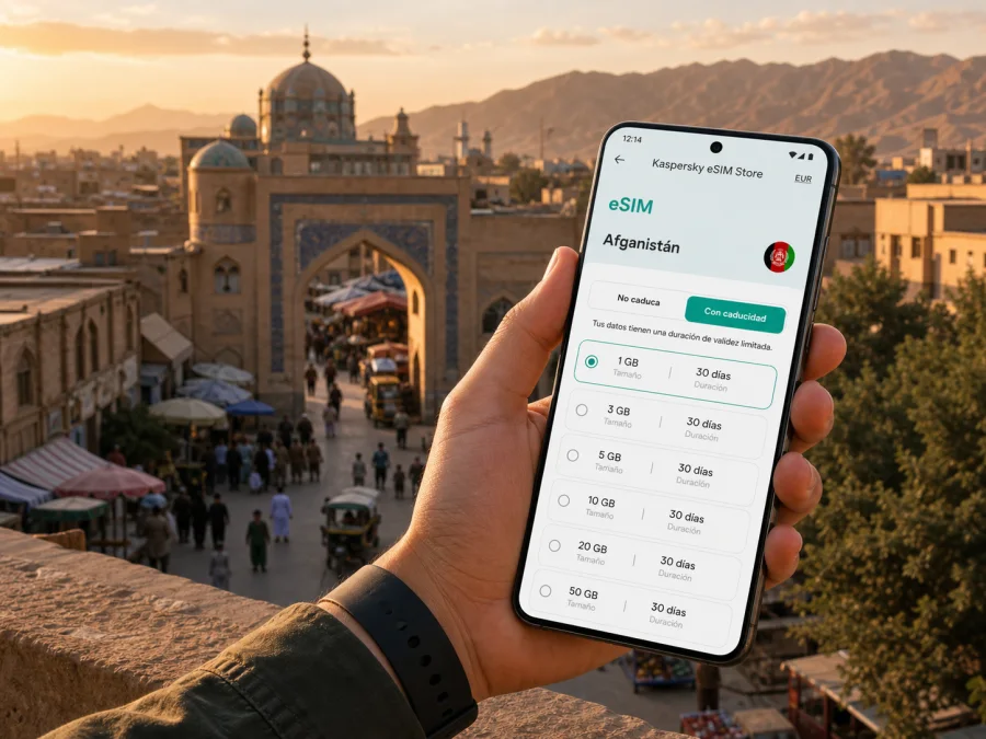 Kandahar eSIM: internet móvil para viajar