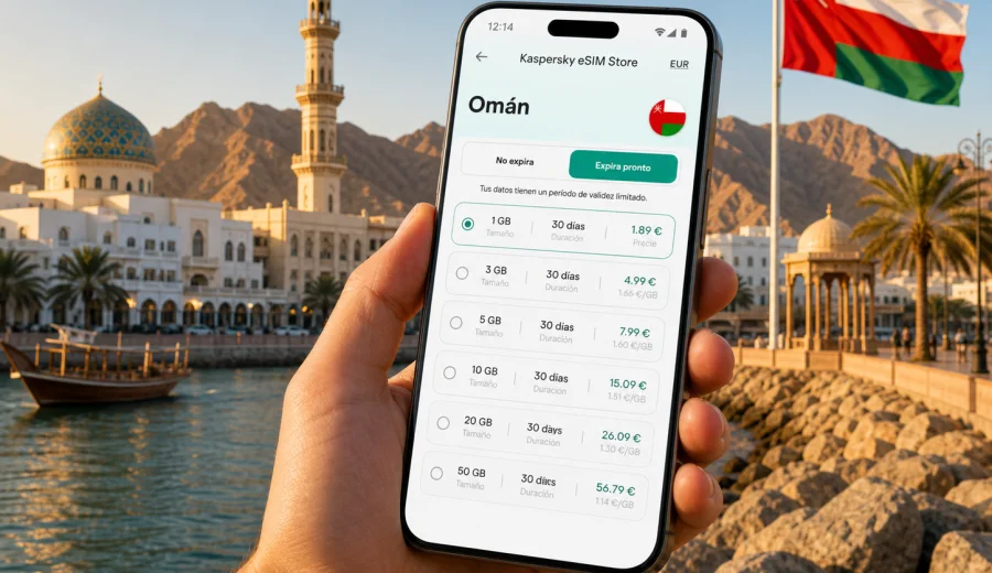 eSIM Omán: conexión móvil e internet