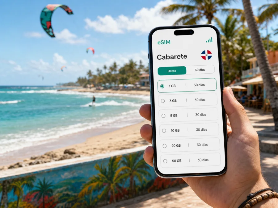 eSIM en Cabarete: internet y conexión móvil