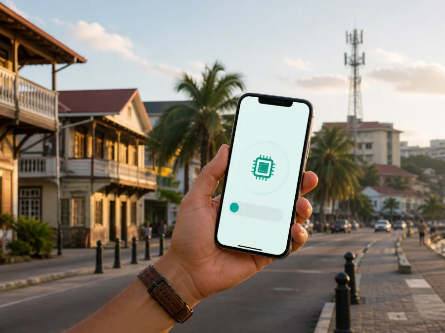 SFR Caraïbe eSIM en Guayana Francesa: guía