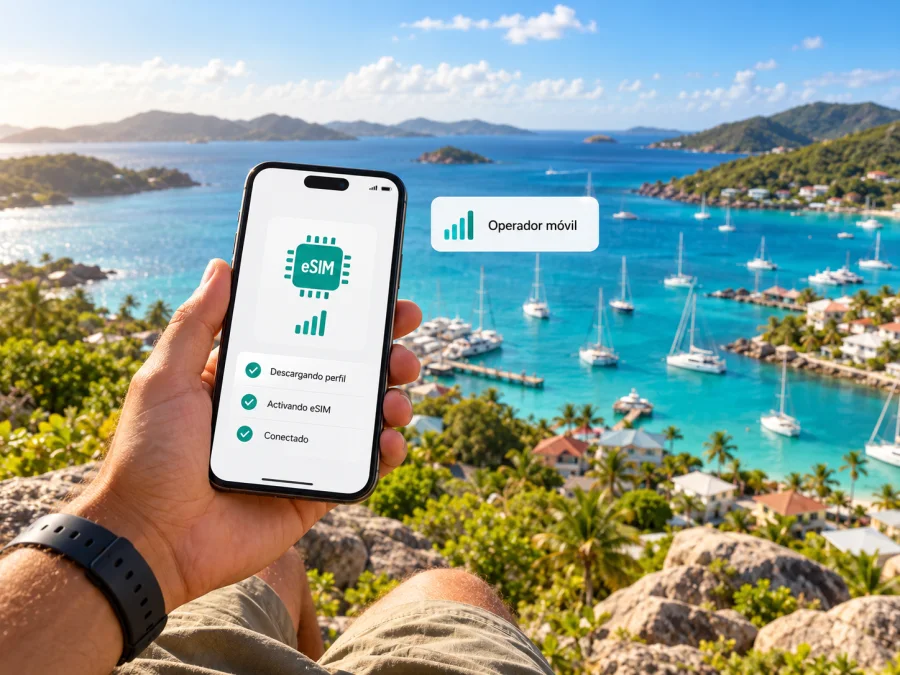 Digicel eSIM en las Islas Vírgenes Británicas: qué comprobar