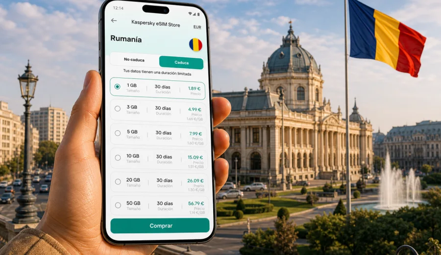 eSIM para Rumanía: internet móvil de viaje