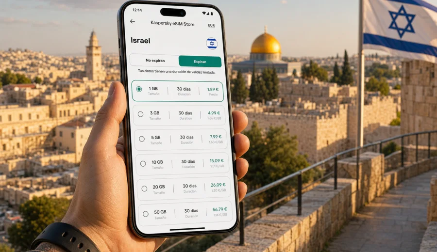 eSIM para Israel: conexión móvil e internet