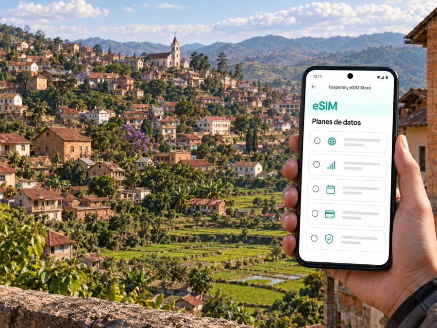 eSIM en Fianarantsoa: internet móvil en Madagascar