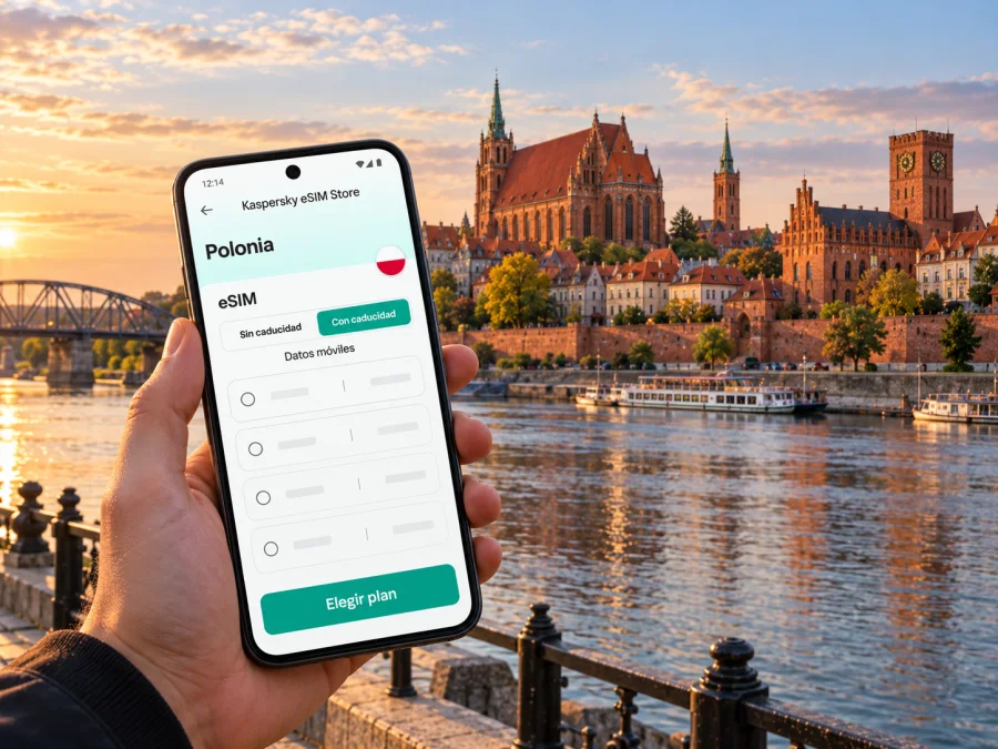 eSIM en Toruń: internet móvil para viajar por Polonia