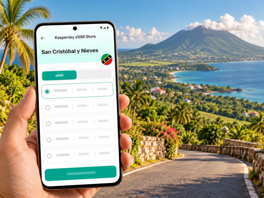 eSIM para Gingerland: internet en Nevis