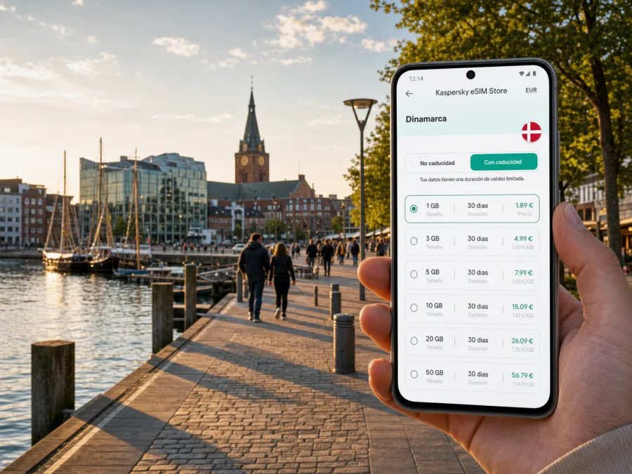 eSIM en Aalborg: internet móvil para viajar