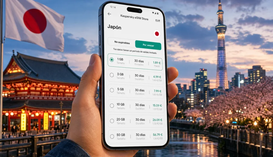 eSIM para Japón: internet móvil de viaje