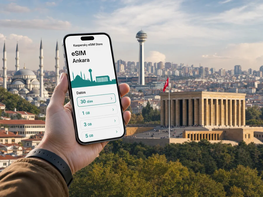 eSIM en Ankara: internet móvil para su viaje