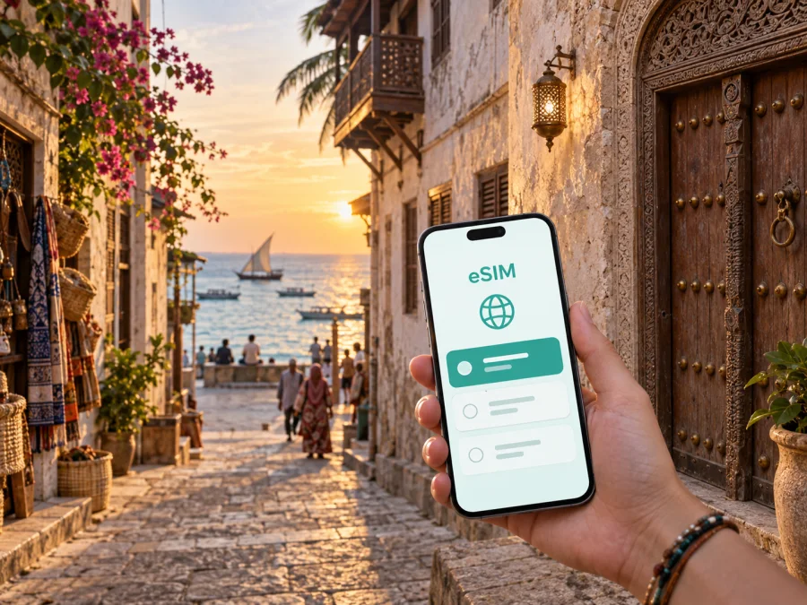 Stone Town con eSIM: internet móvil en Tanzania