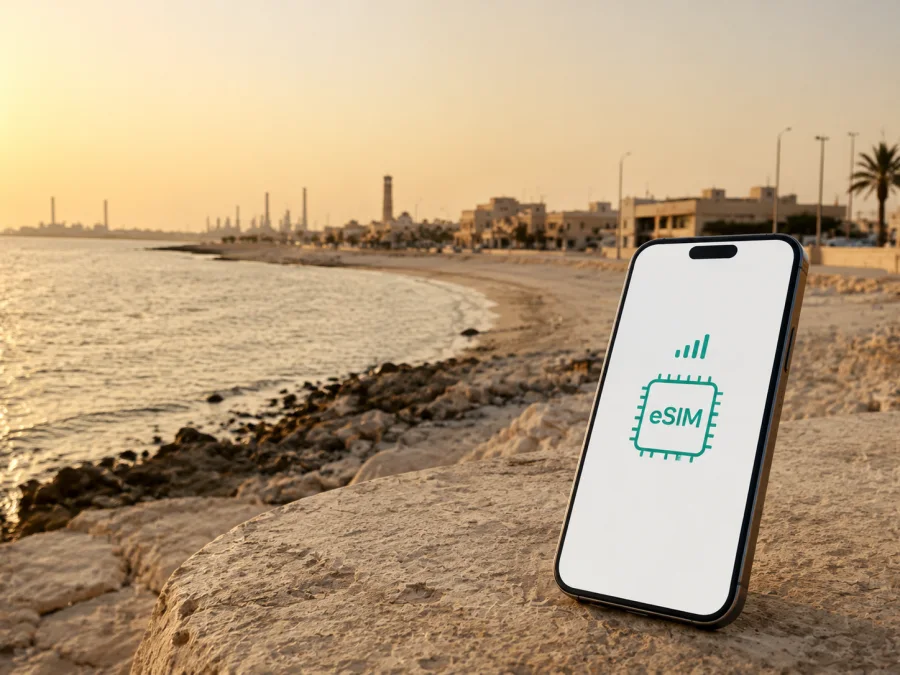 eSIM en Dukhan: internet móvil en Catar