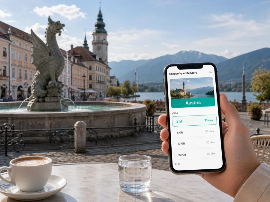 eSIM en Klagenfurt: internet móvil para viajar