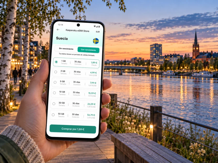 eSIM en Umeå: conexión móvil e internet