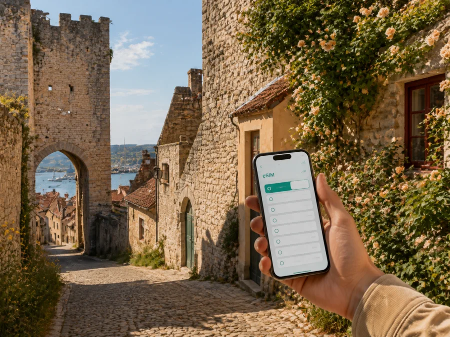 eSIM para Visby: internet móvil en Suecia