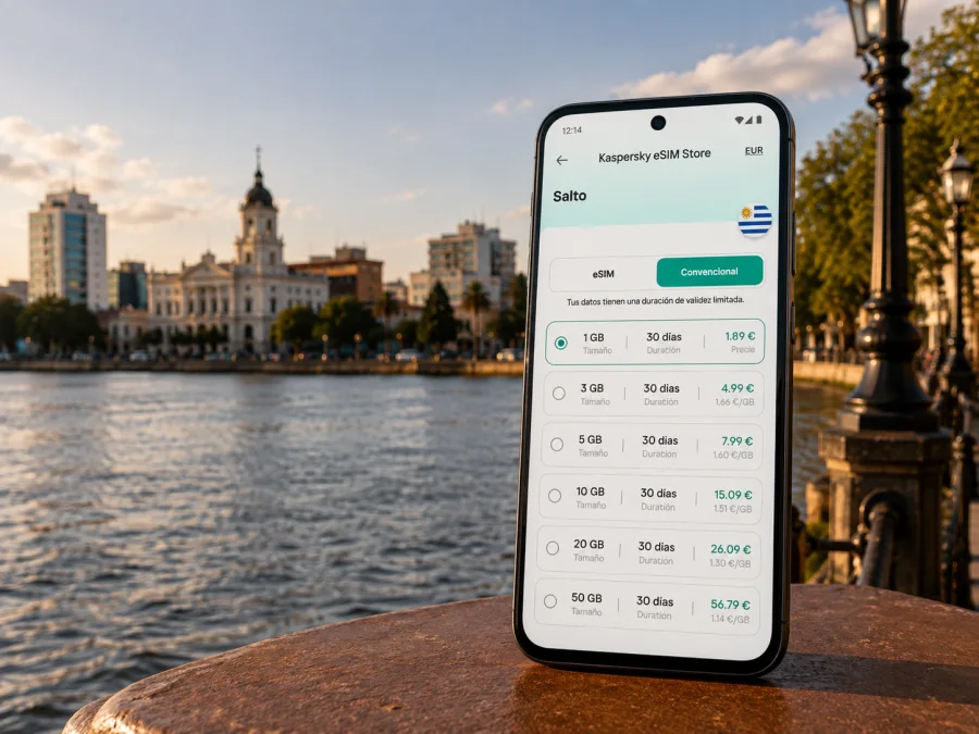 eSIM en Salto: conexión móvil e internet en Uruguay