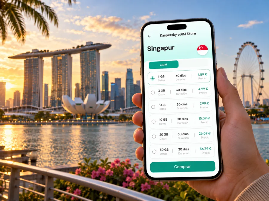 eSIM en Singapur: internet y conexión móvil