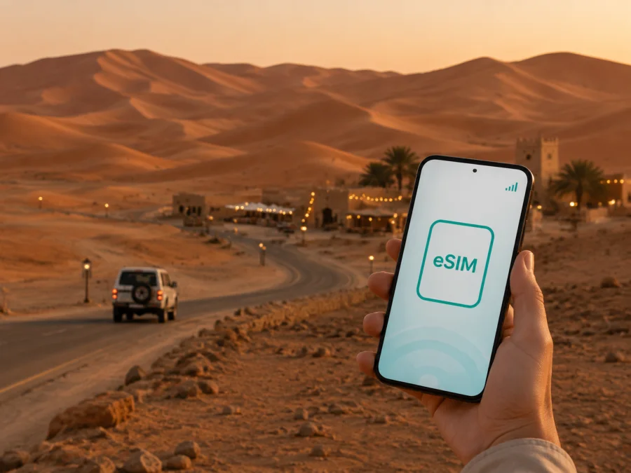 Bidiyah: eSIM e internet móvil en Omán