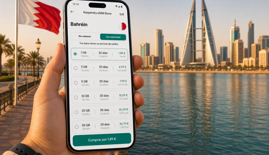 eSIM para Bahréin: conexión móvil e internet