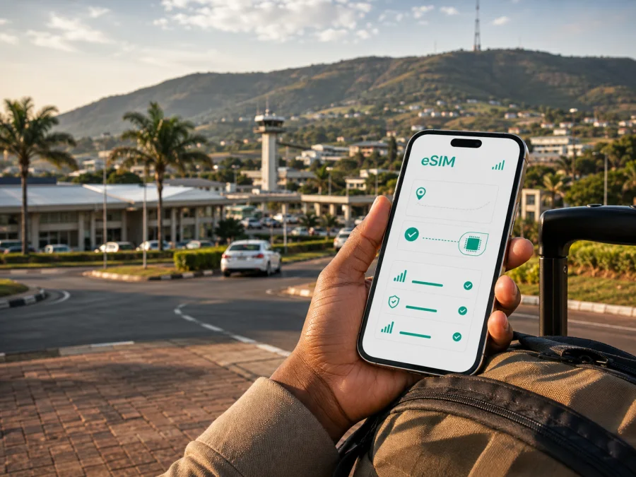 eSIM en Matsapha: internet móvil para su viaje