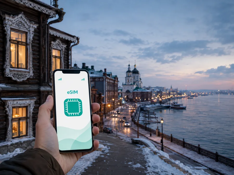 eSIM para Irkutsk: internet móvil en la Federación Rusa
