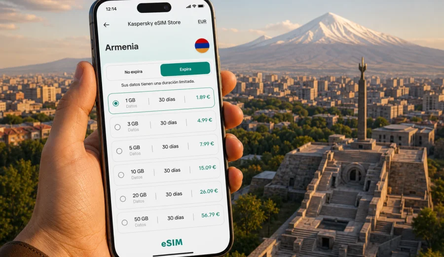 eSIM Armenia: conexión móvil e internet