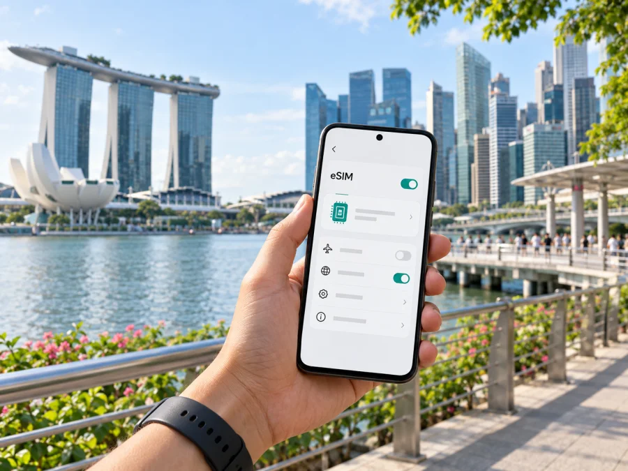 M1 eSIM en Singapur: qué comprobar antes de viajar