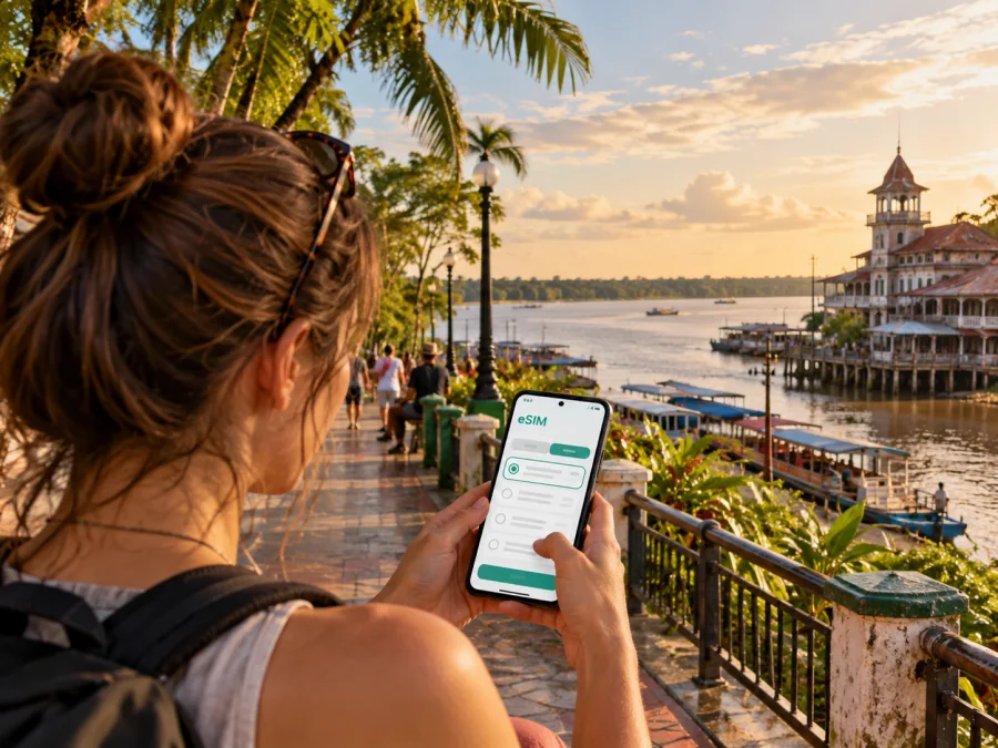 eSIM en Iquitos: internet móvil en Perú