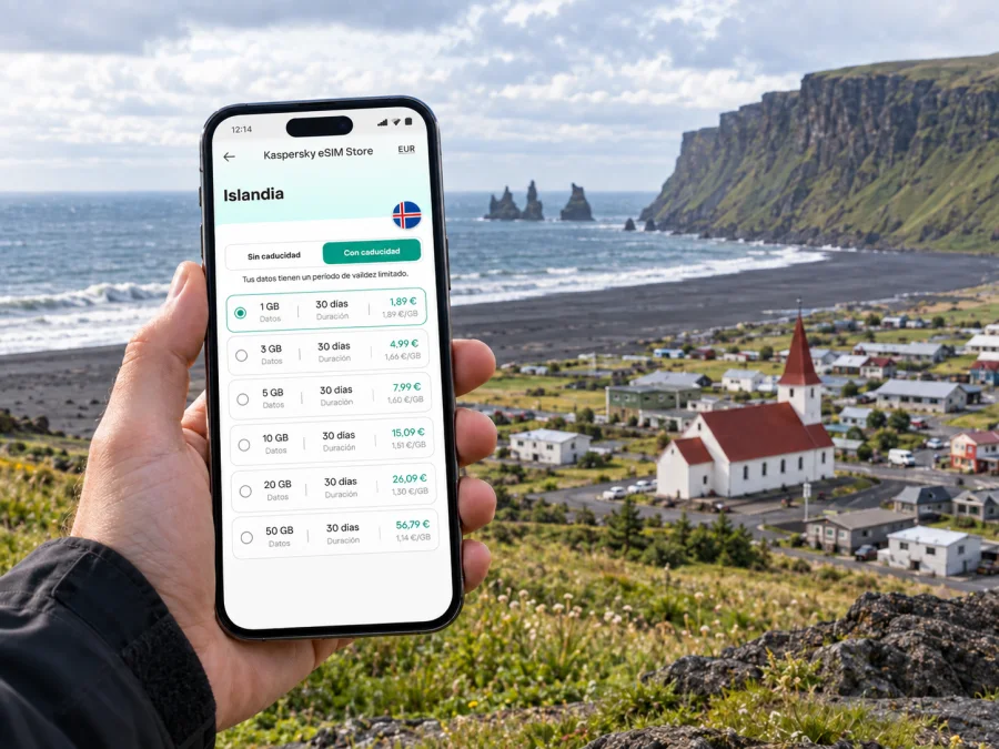 eSIM para Vik: internet móvil en Islandia