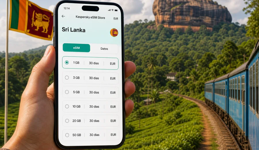 eSIM para Sri Lanka: internet móvil de viaje