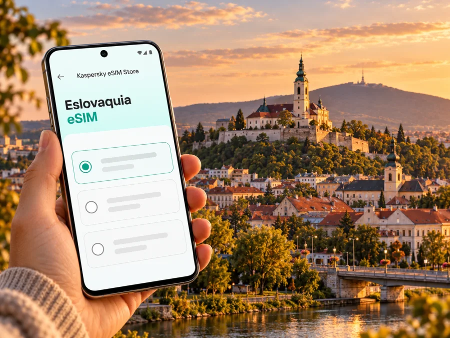 eSIM en Nitra: internet móvil en Eslovaquia