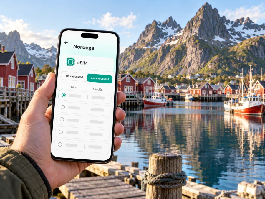 eSIM en Svolvær: internet móvil en Lofoten