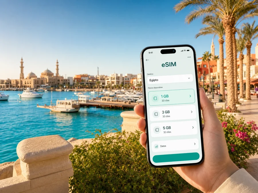 eSIM en Hurgada: internet móvil para viajar
