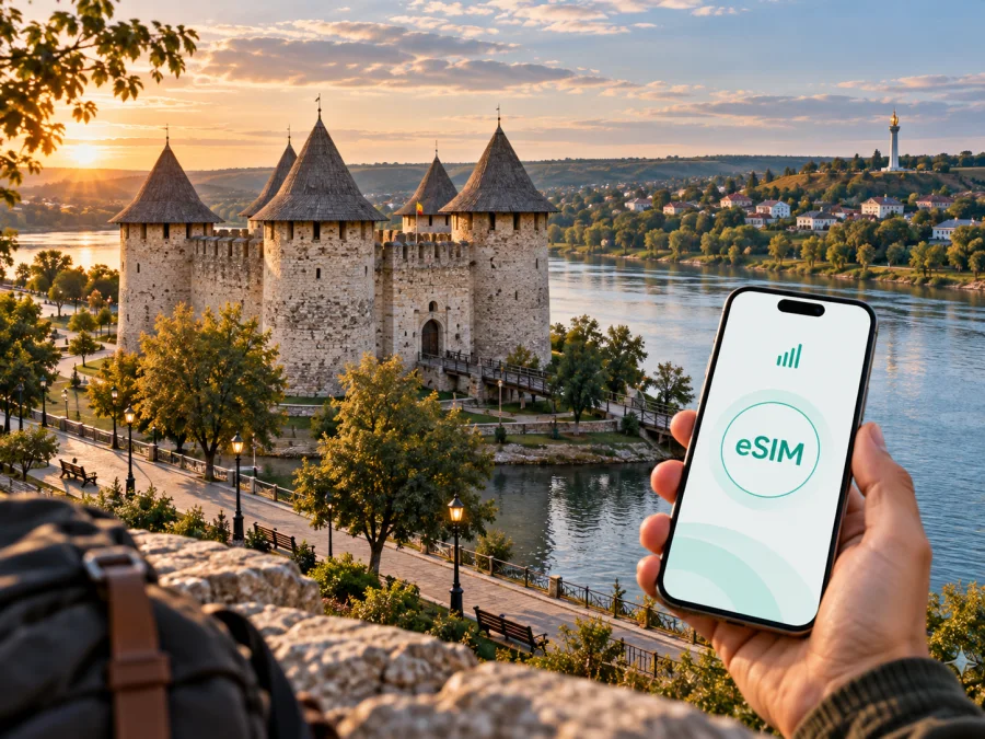 eSIM para Soroca: internet móvil en Moldavia