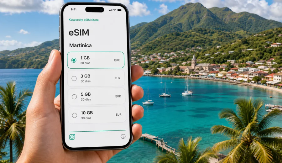 eSIM Martinica: internet móvil para viajar